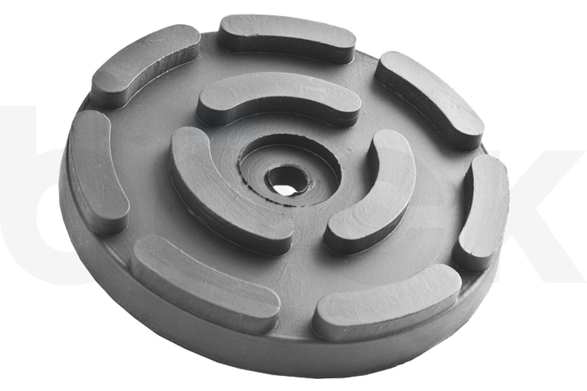 Gummiteller passend für OMCN Hebebühnen Durchmesser 143 mm