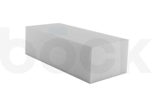 Polymer block for universal use on scissor lifts dimensions 340 x 150 x 100 +/- 5 mm