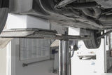 Polymer block for universal use on scissor lifts dimensions 340 x 150 x 100 +/- 5 mm