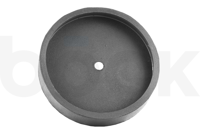 Tampon en caoutchouc adaptée aux élévateurs WERTHER, OMA, TECALEMIT diamètre 122 mm